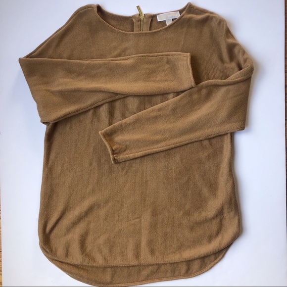 MICHAEL Michael Kors Sweaters - MICHAEL Michael Kors Tan Crew Neck Sweater